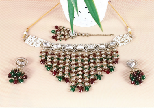 MAJESTIC RADIANCE MOISSANITE CHOKER BAALI SET