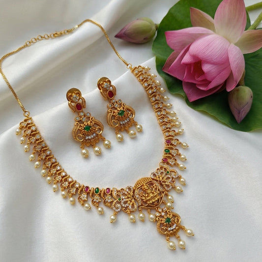 DIVINE LAKSHMI AURA NECKLACE SET