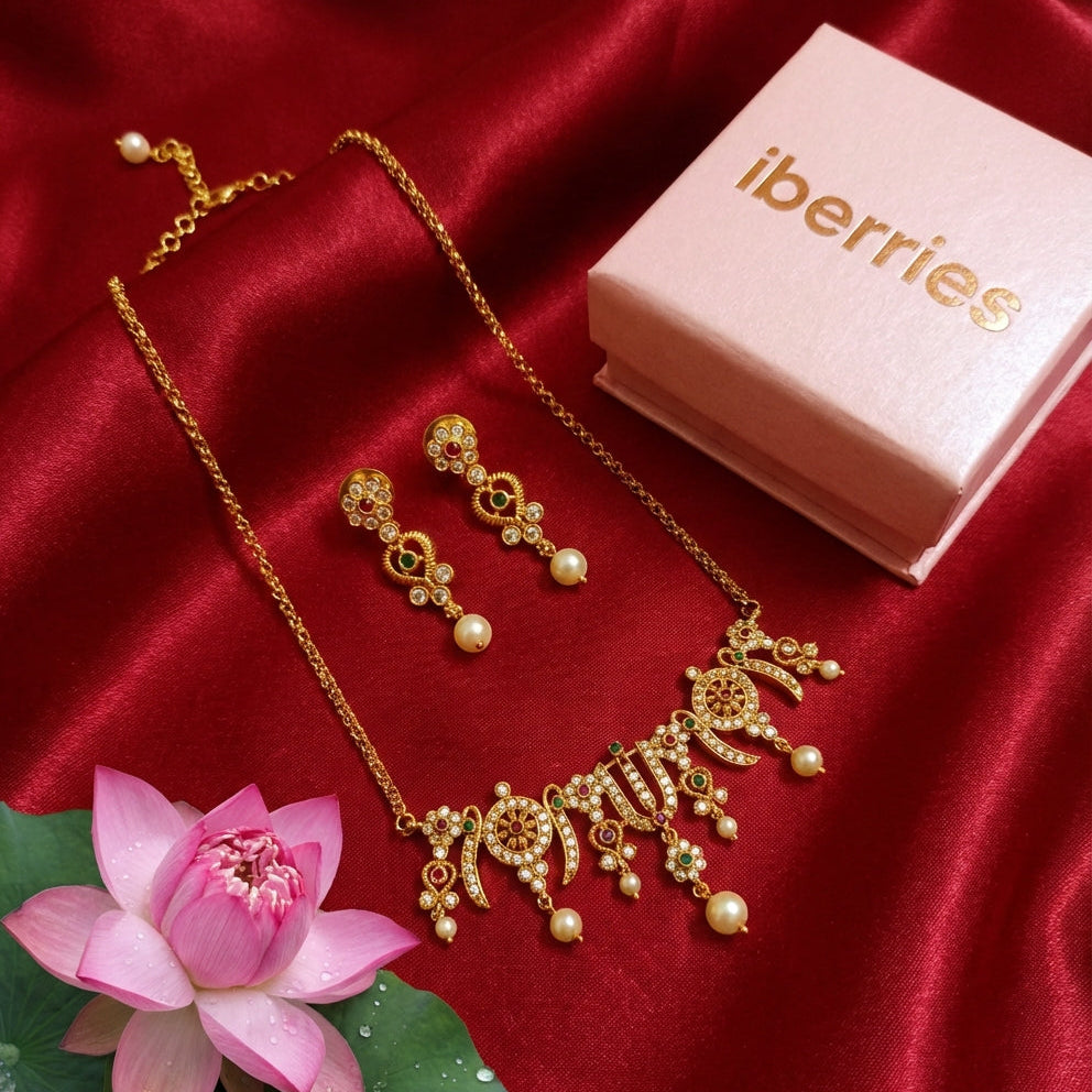 SHREE VENKATESHWARA NECKLACE SET