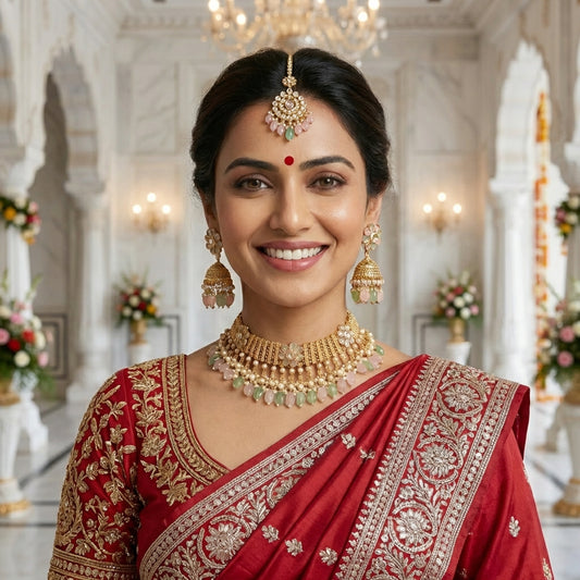 PRINCESS IN VIBES FLORAL CHOKER BAALI SET