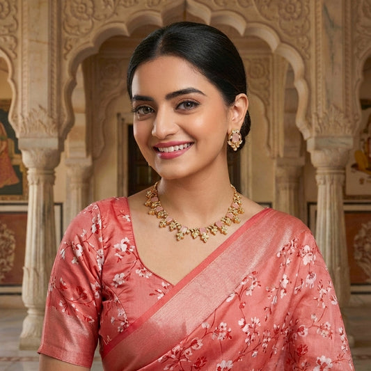 MILLENIAL PINK REGAL NECKLACE SET