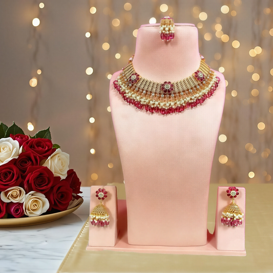 PRINCESS IN VIBES FLORAL CHOKER BAALI SET