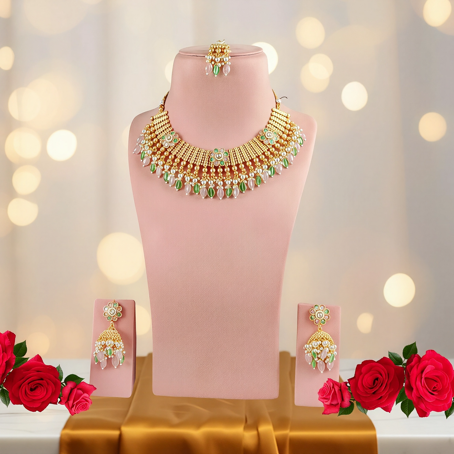 PRINCESS IN VIBES FLORAL CHOKER BAALI SET