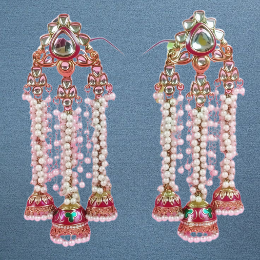AAMRAPALI FINE PEARL BEADED DANGLER JHUMKI