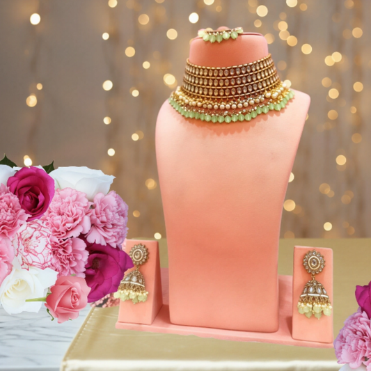 PRINCESS IN VIBES - VAIBHAVI CHOKER BALI SET