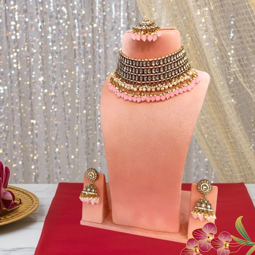 PRINCESS IN VIBES - VAIBHAVI CHOKER BALI SET