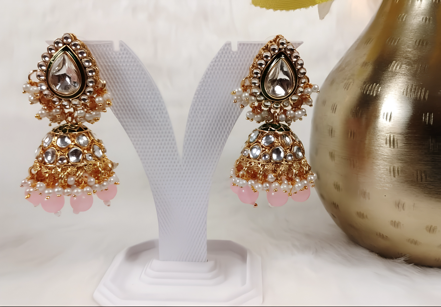 GAYATRI DEVI KUNDAN POLKI NECKLACE SET