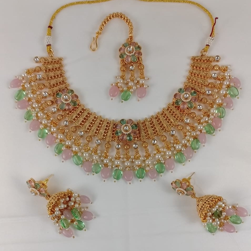 PRINCESS IN VIBES FLORAL CHOKER BAALI SET