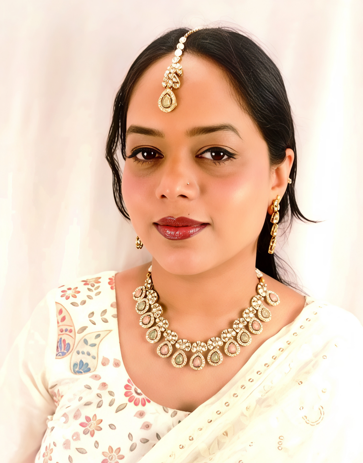 CHANDRAKALA POLKI NECKLACE SET